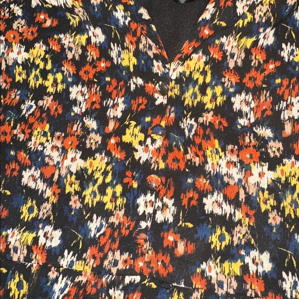 Time And Tru Multicolor Patterned Boho Floral Dre… - image 2